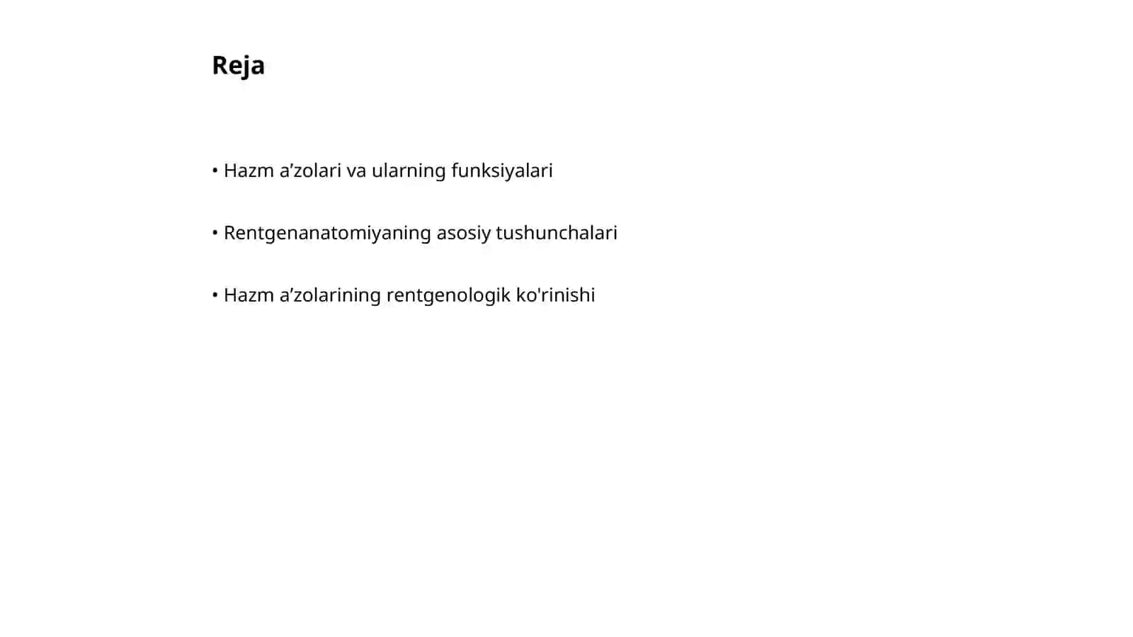 Hazm aʼzolarining rentgenanatomiyasi va rivojlanish nuqsonlari 2