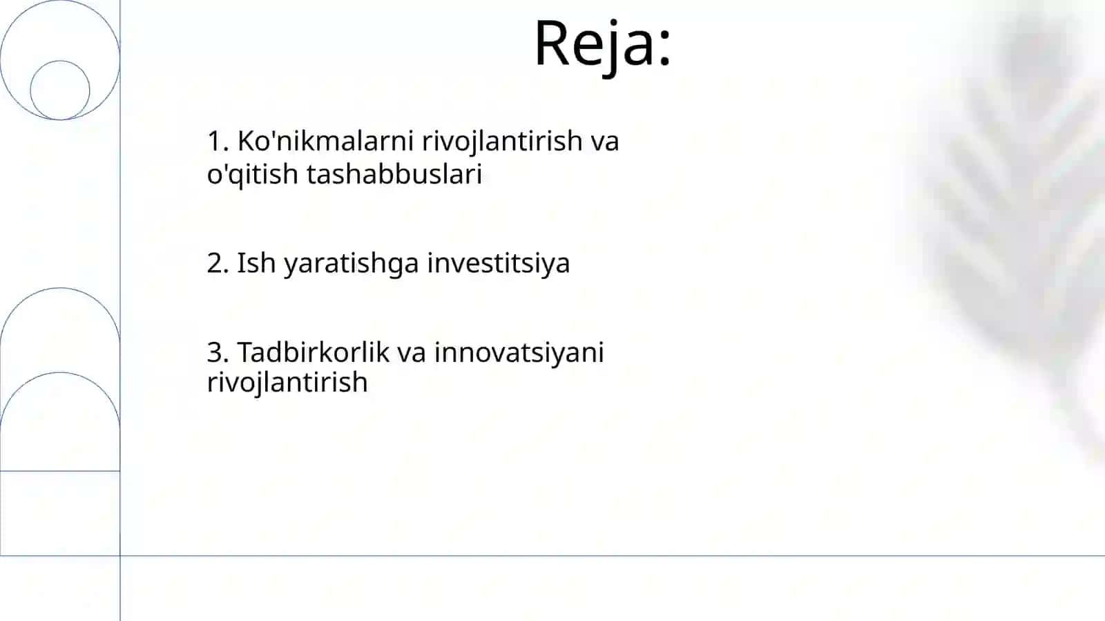 Ko'nikmalarni rivojlantirish va o'qitish tashabbuslari 2