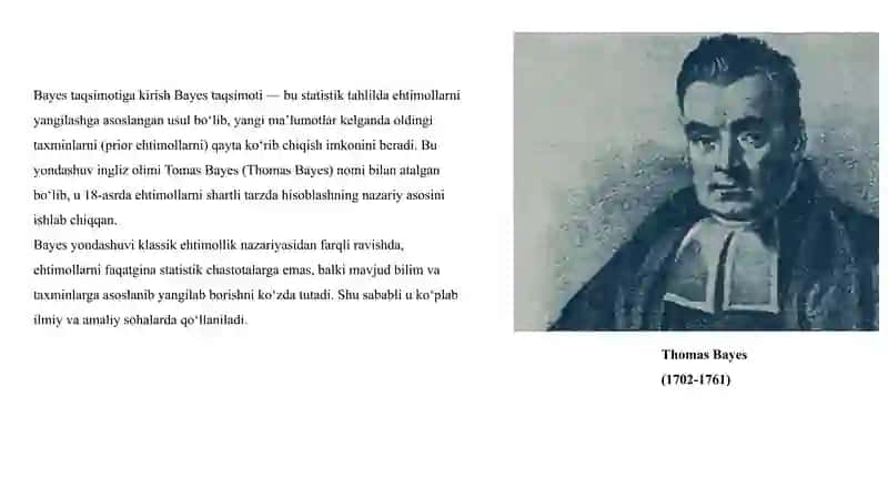 Bayes taqsimoti 2