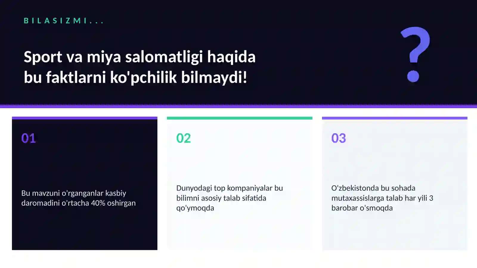 Sport va miya salomatligi 2