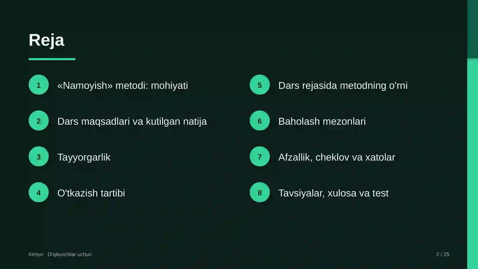 kimyo darslarida namoyish metodidan foydalanish 3069 2