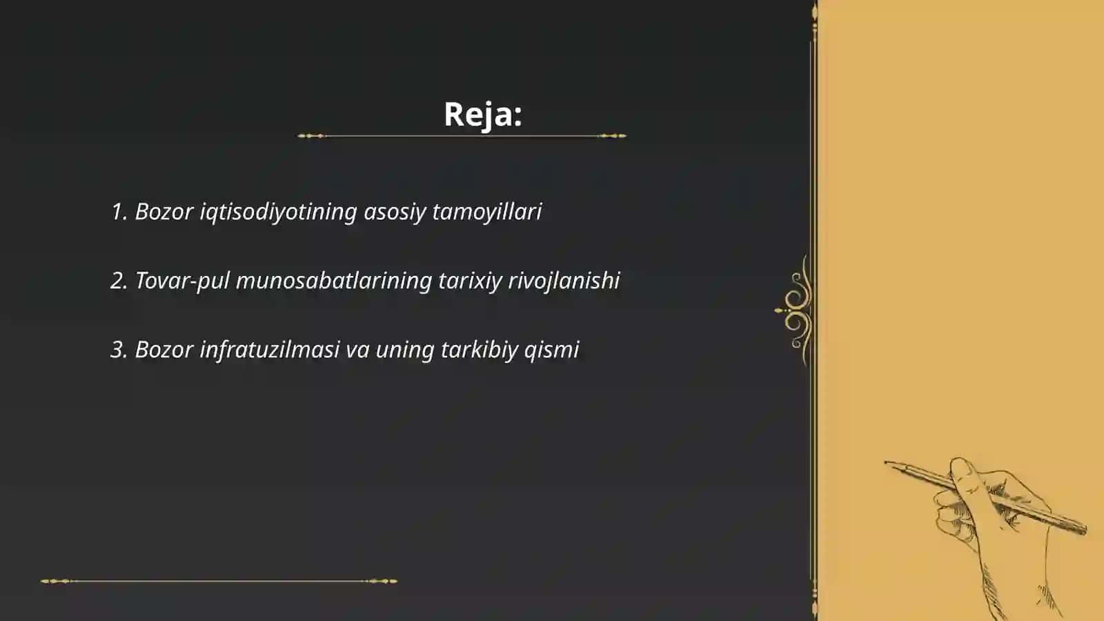 Tovar-pul munosabatlari rivojlanishi bozoriqtisodiyoti shakllanishi 2