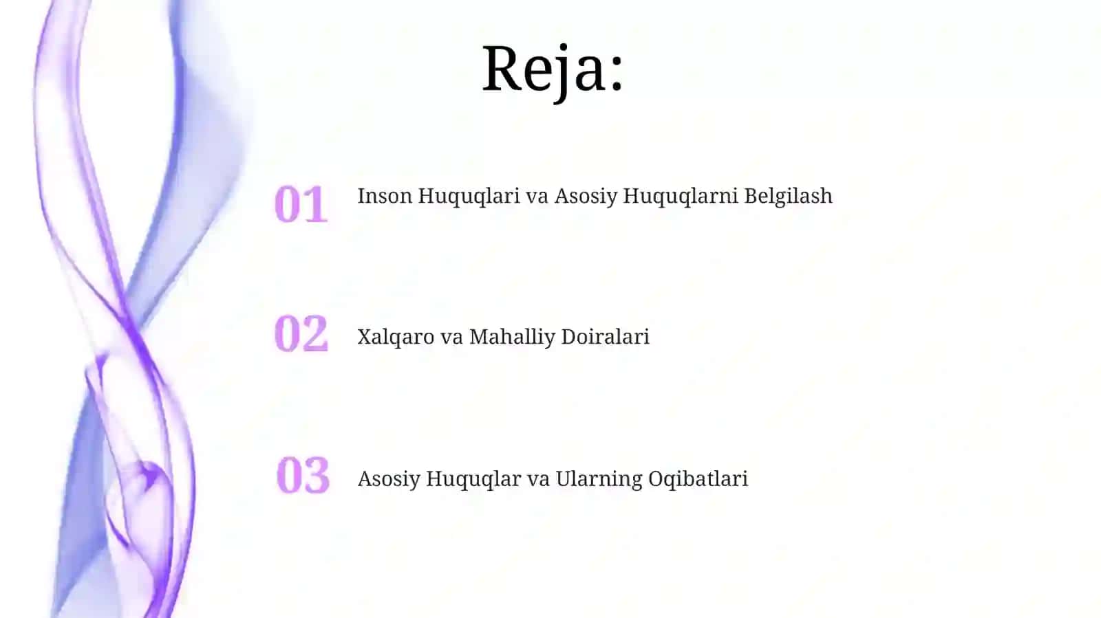 Inson Huquqlari va Asosiy Huquqlarni Belgilash 2