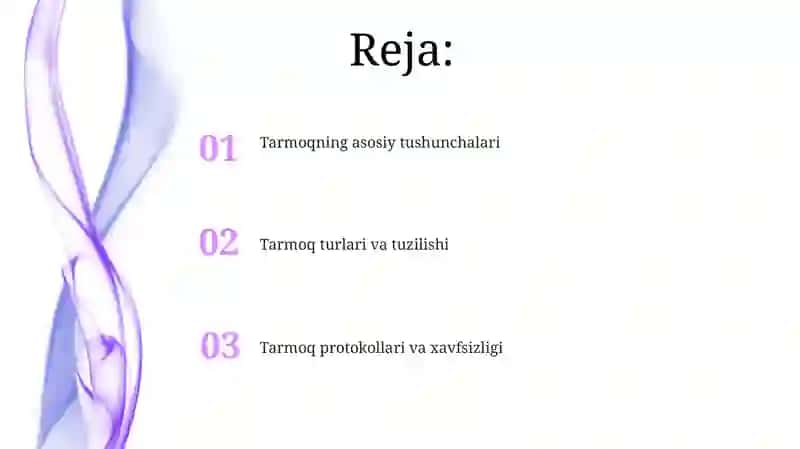 Kompyutertarmoqlari odobiy tushunchada 2