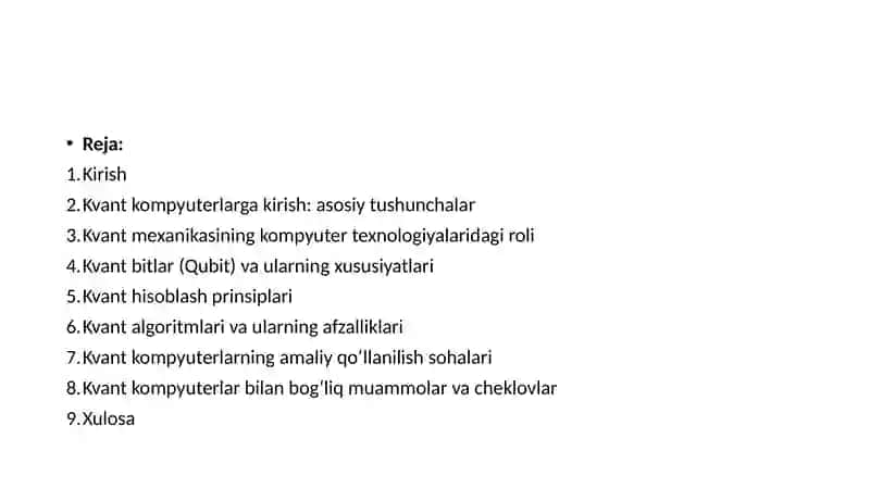 Zamonaviy kvant kompyuterlar: Kelajak hisoblash texnologiyasining asoslari 2