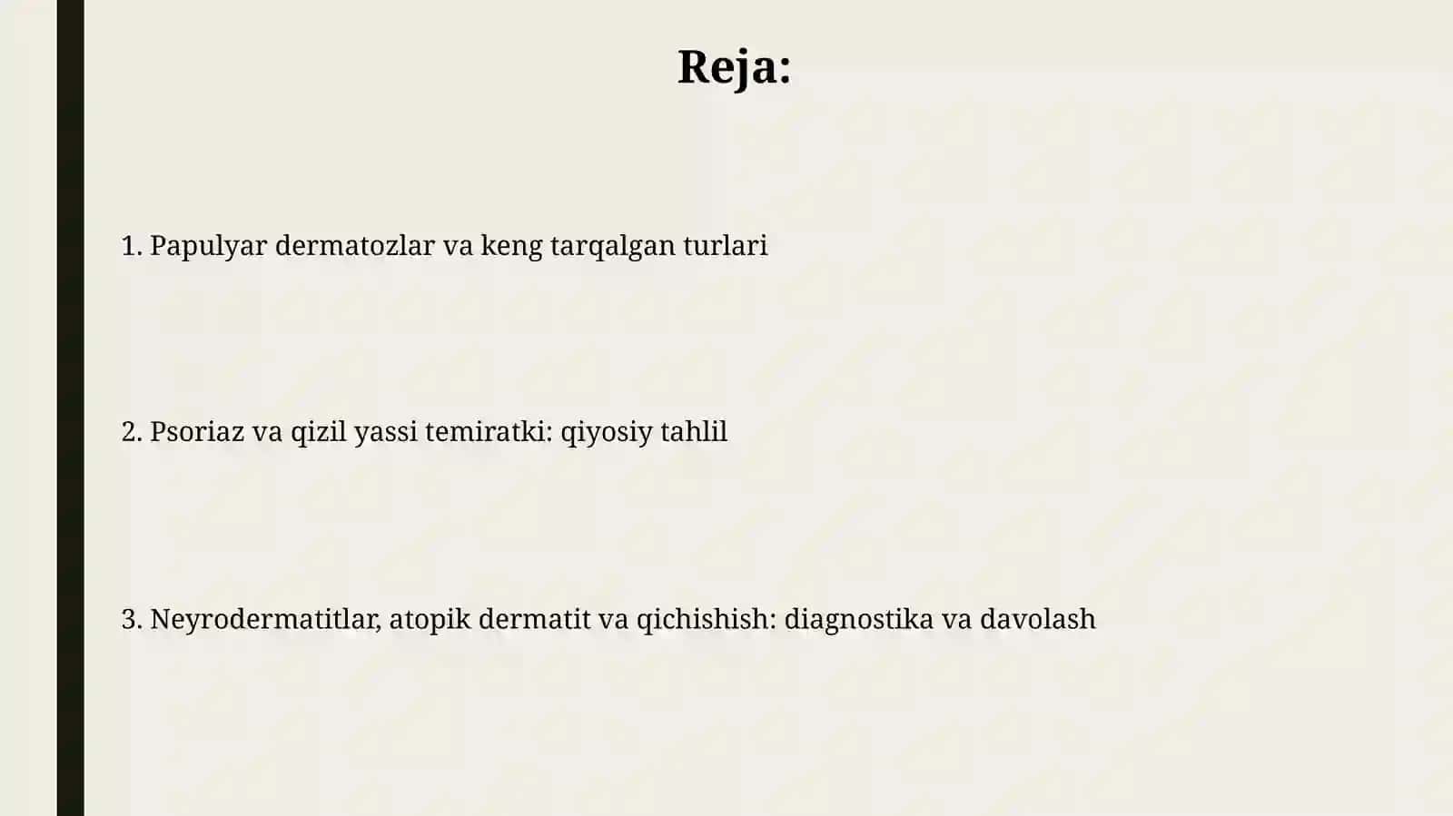 Papulyoz dermatozlar, Psoriaz, Qizil yassi temiratki 2