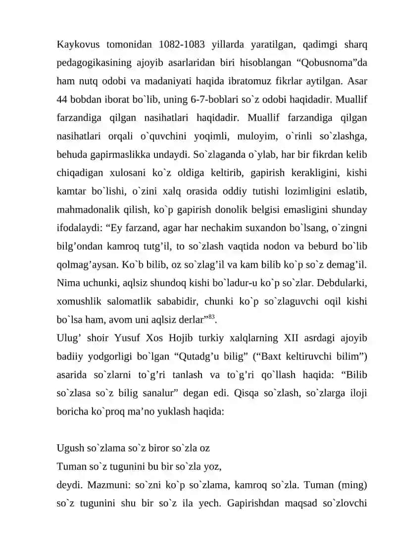 MUTOLAA VA VOIZLIK SAN’ATI XAQIDA 2