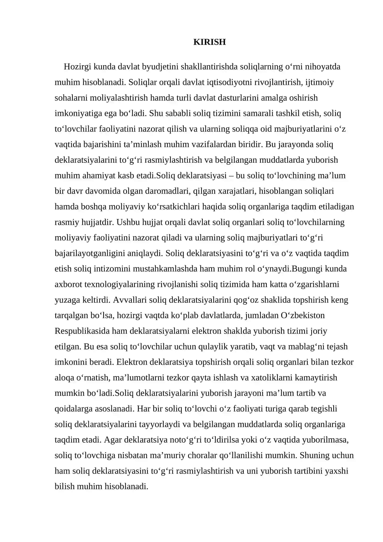Soliq deklaratsiyasi haqida umumiy tushuncha 2