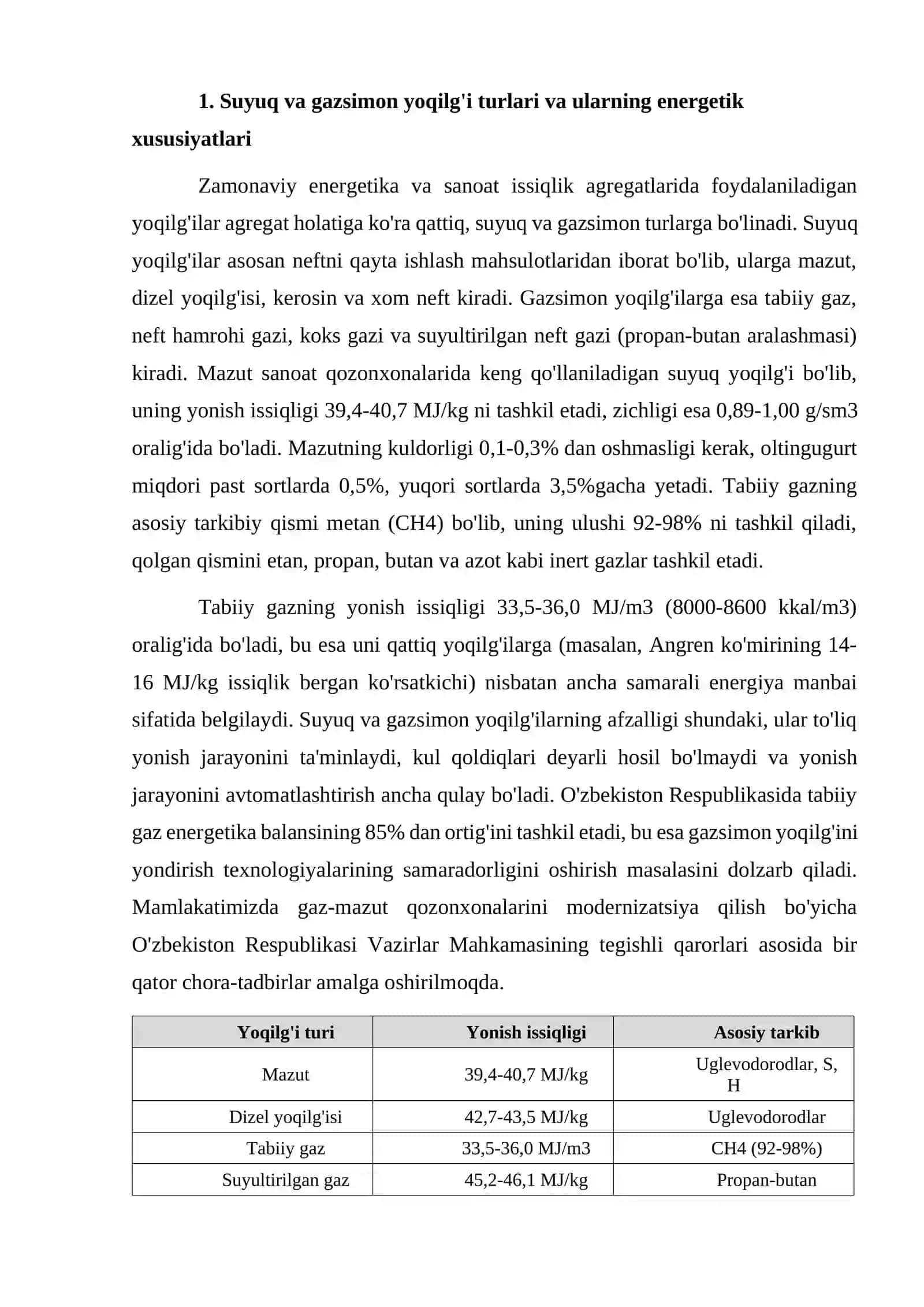 SUYUQ VA GAZSIMON YOQILG'INI YONDIRISH 2