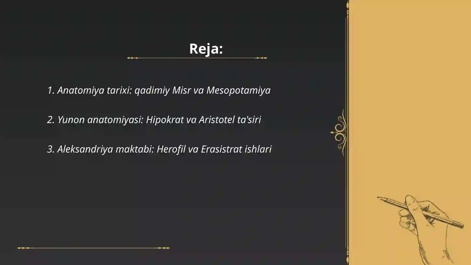Anatomiya tarixi 2