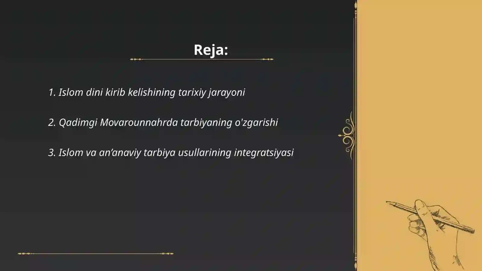 Islom dinini tarixiy yurtlarimizda ilmiy usullar 2