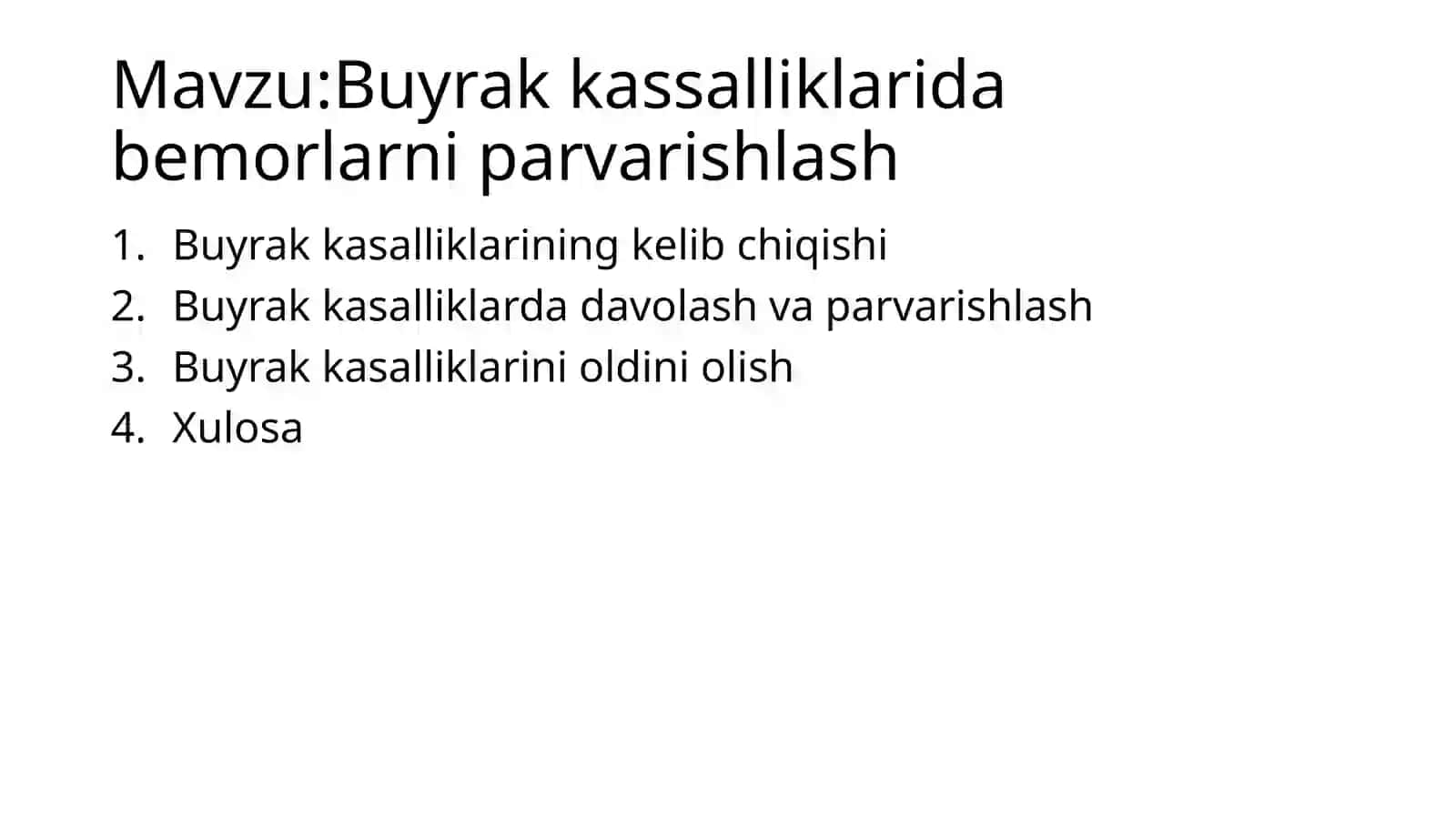 Buyrak kasalliklari 2
