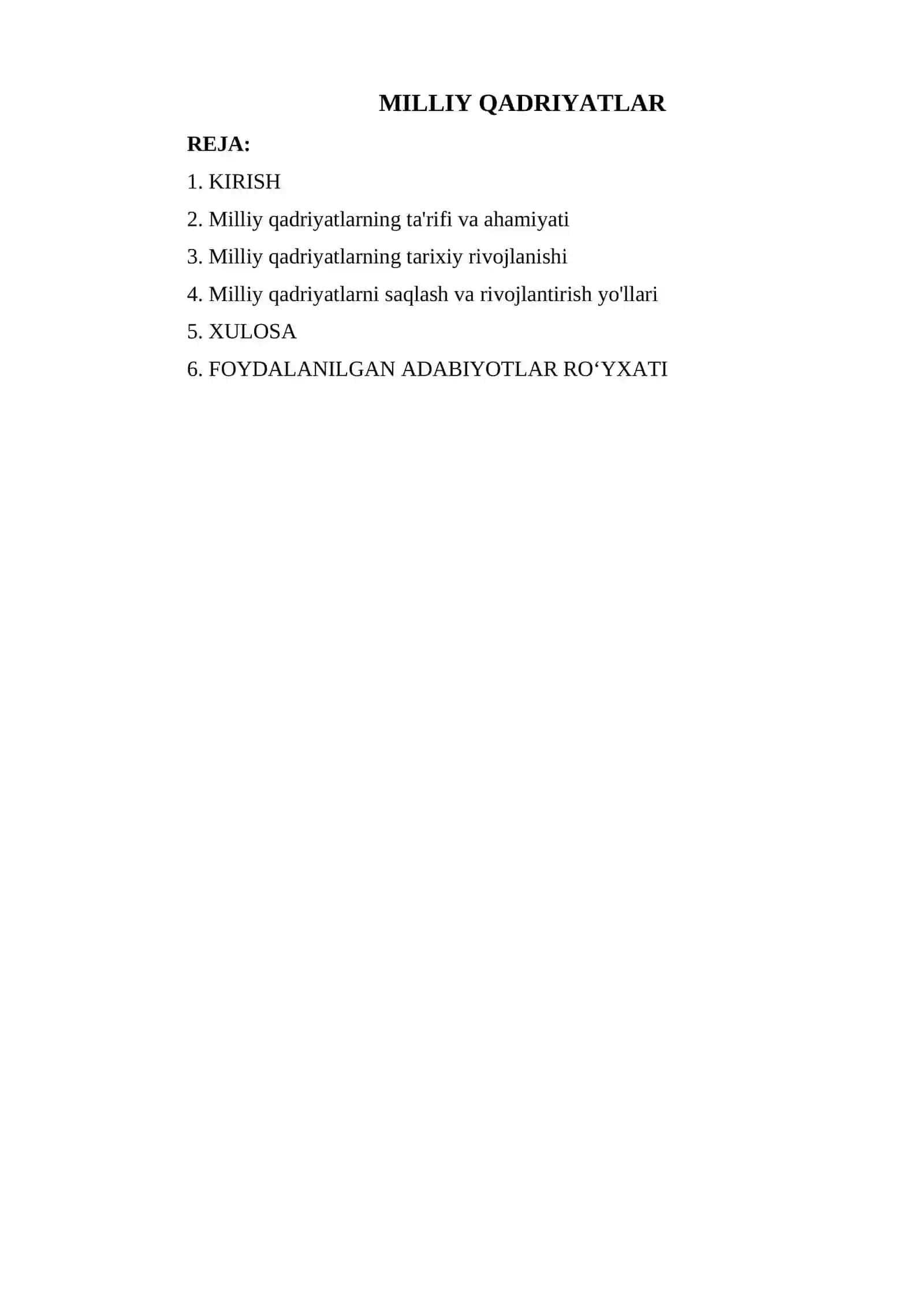 MILLIY QADRIYATLAR 2