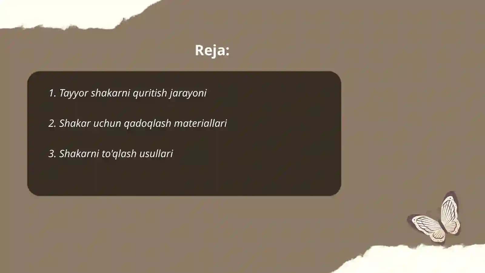 Tayyor shakarni quritish, qadoqlash va saqlash 2