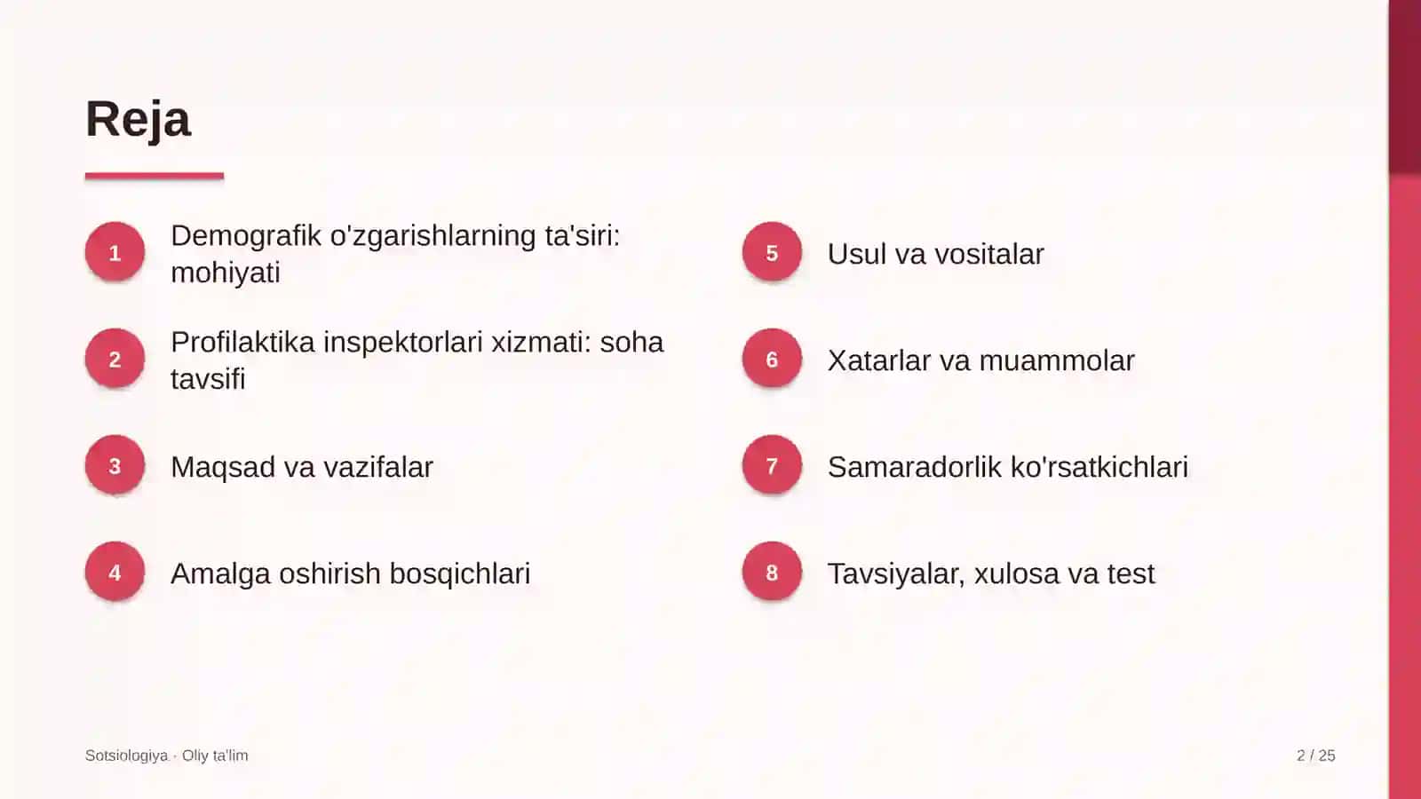 profilaktika inspektorlari xizmatida demografik o'zgarishlarning ta'siri 8992 2