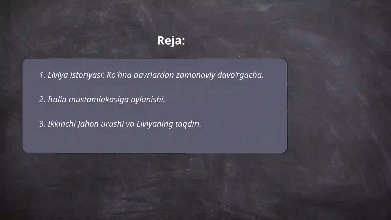 Liviya Tarixi 2