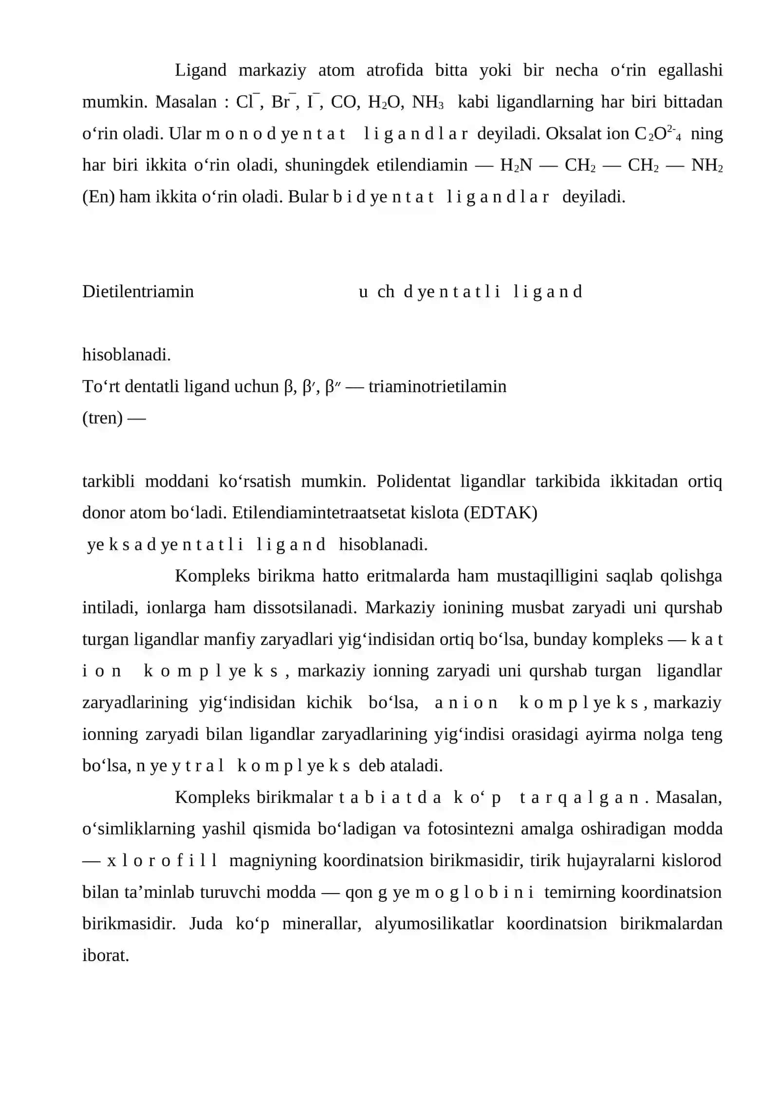 Ularning tuzulishi, tasnifi, nomlanishi va olinishi 2