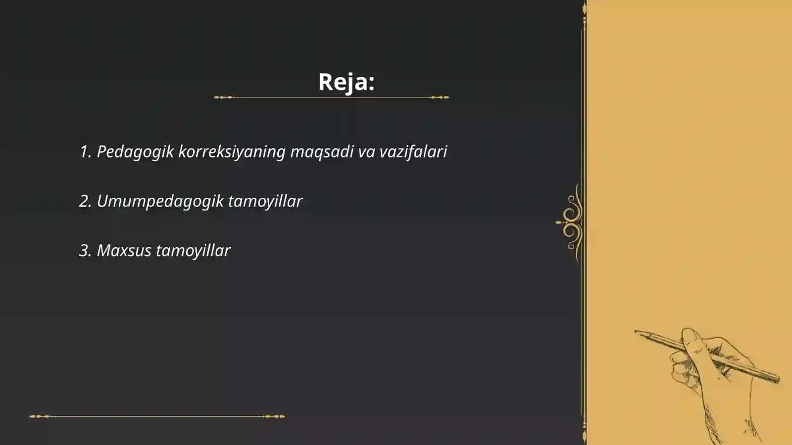 Pedagogik korreksiyaning umumpedgogik va maxsus tamoyillari 2