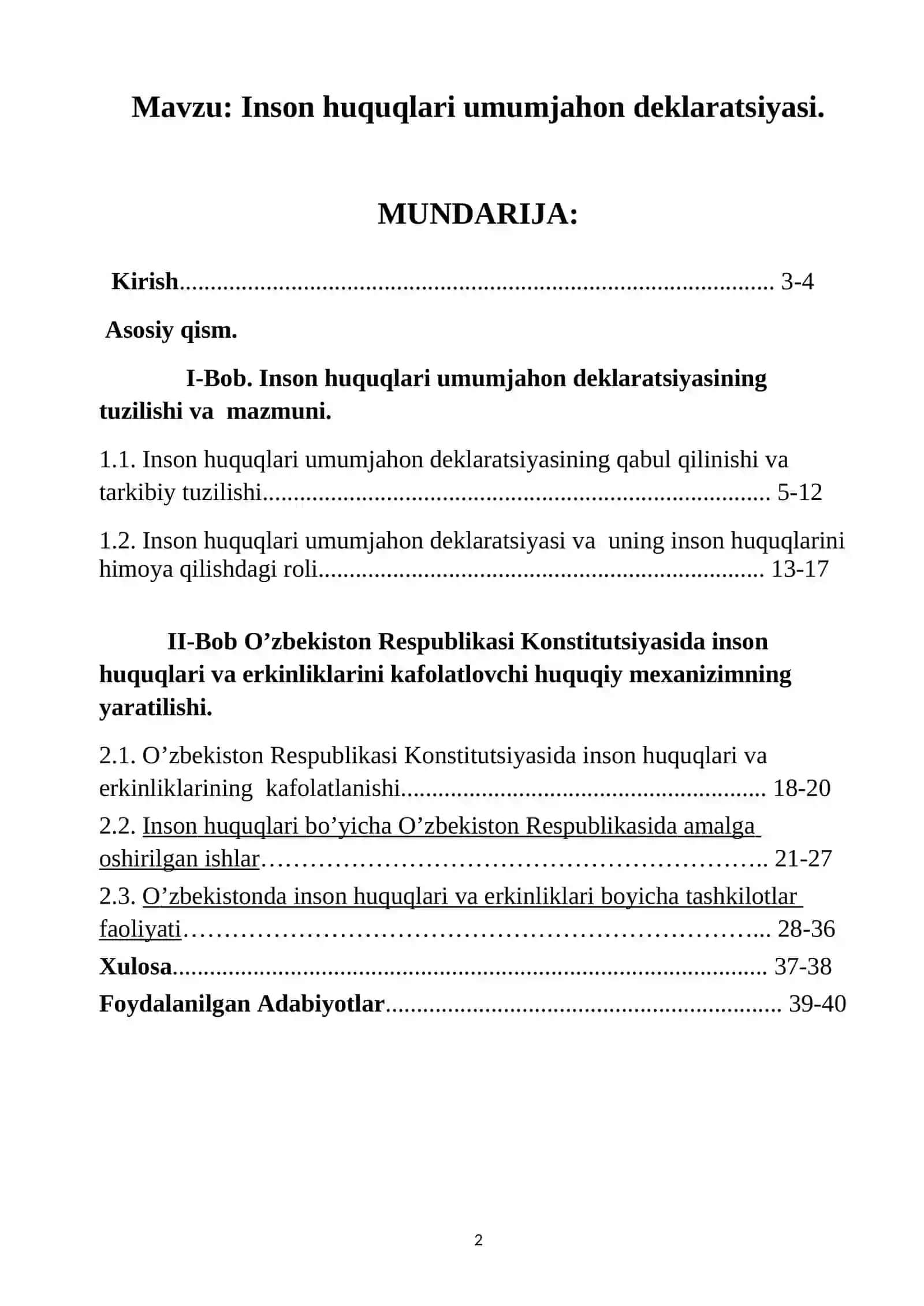 Inson huquqlari umumjahon deklaratsiyasi 2