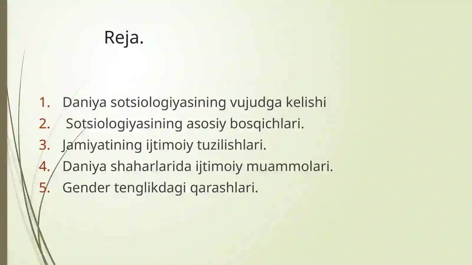 DANIYA SOTSIOLOGIYASINING TARAQQIYOTI 2