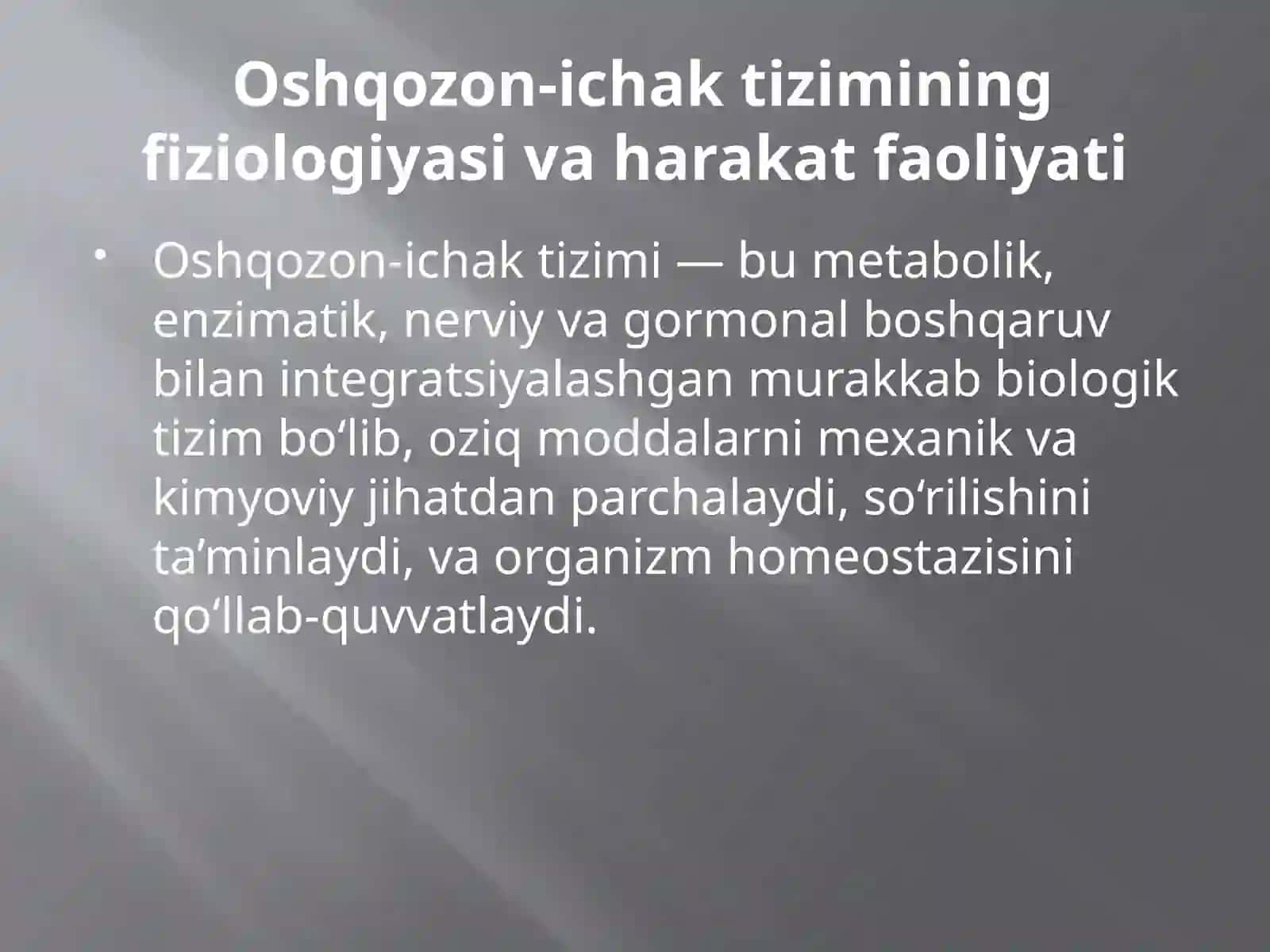 Oshqozonichakyo’liningharakatfaoliyatinitekshirishusullari 2