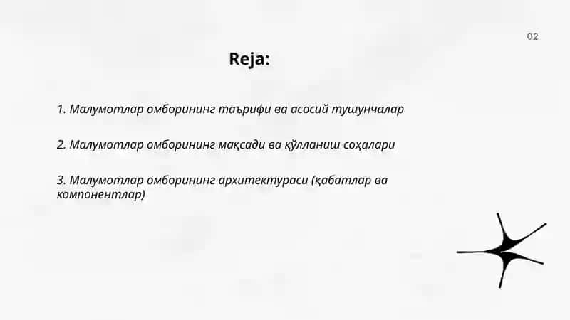 Малумотлар омбори 2