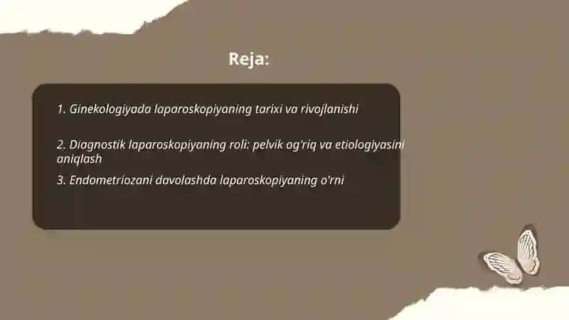 Ginekalogiyada loporoskopiya amaliyotini roli 2