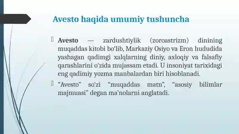 AVESTO 2