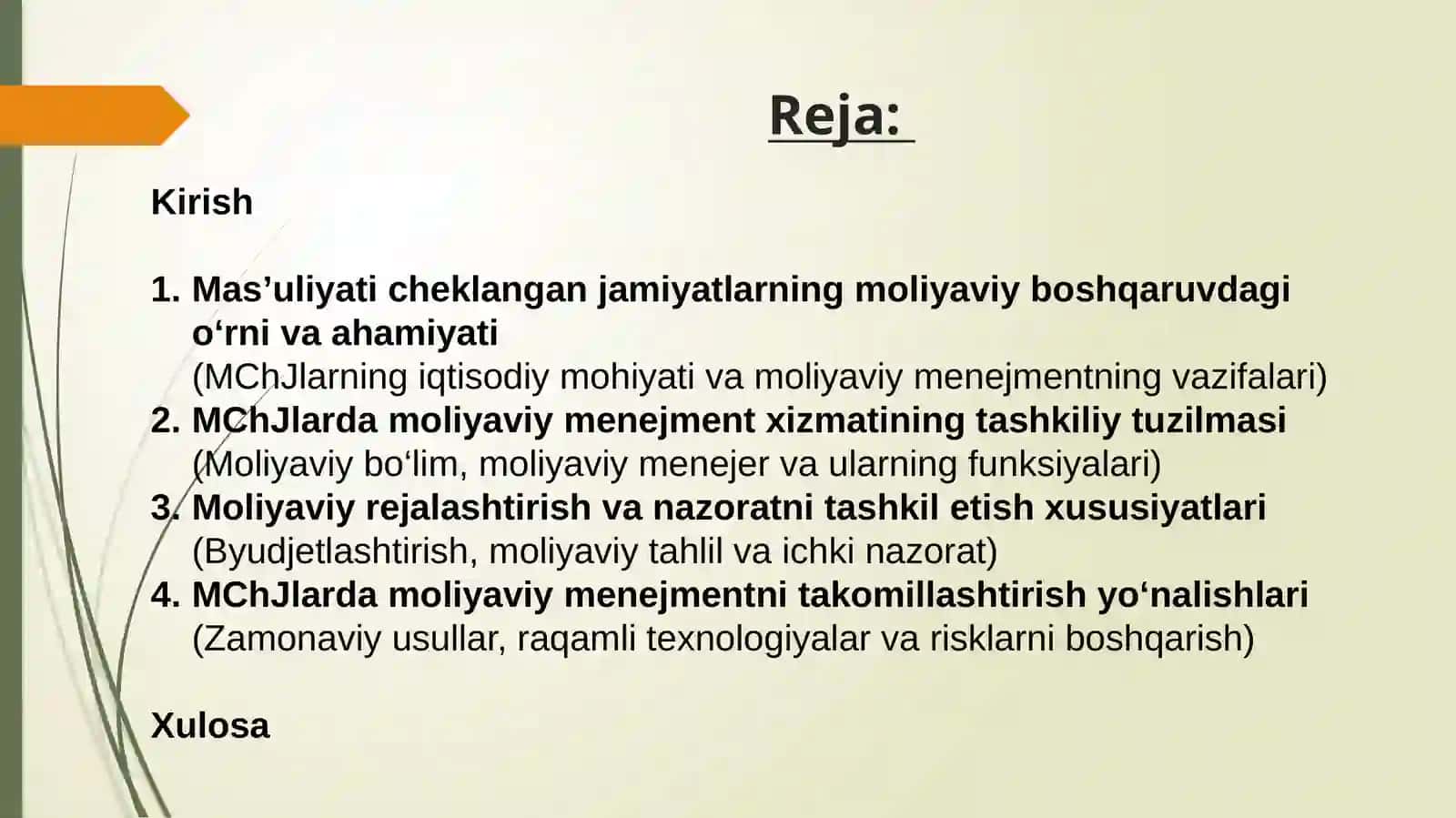 Masuliyat cheklangan jamiyatlarda moliyaviy menegment xizmatlari 2