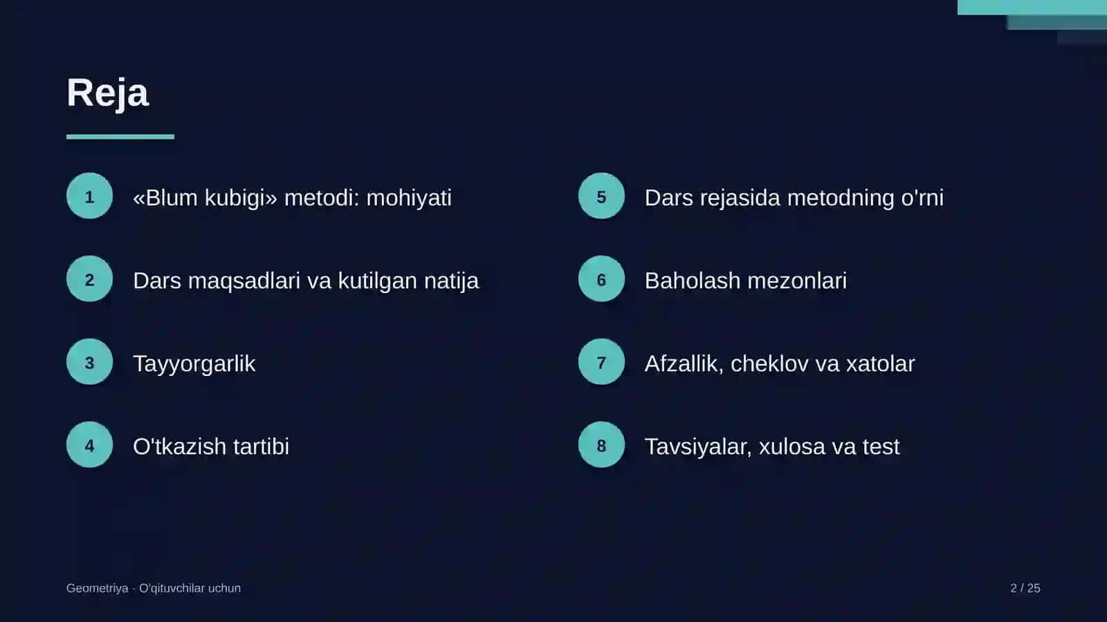 geometriya darslarida blum kubigi metodidan foydalanish 4265 2