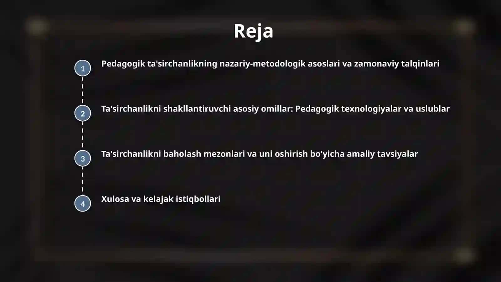 Pedagogik ta'sir mahorati 2