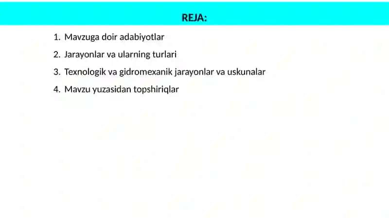 Neft va gaz sanoati qayta ishlash korxonalarining jihoz va uskunalarining sinflanishi 2