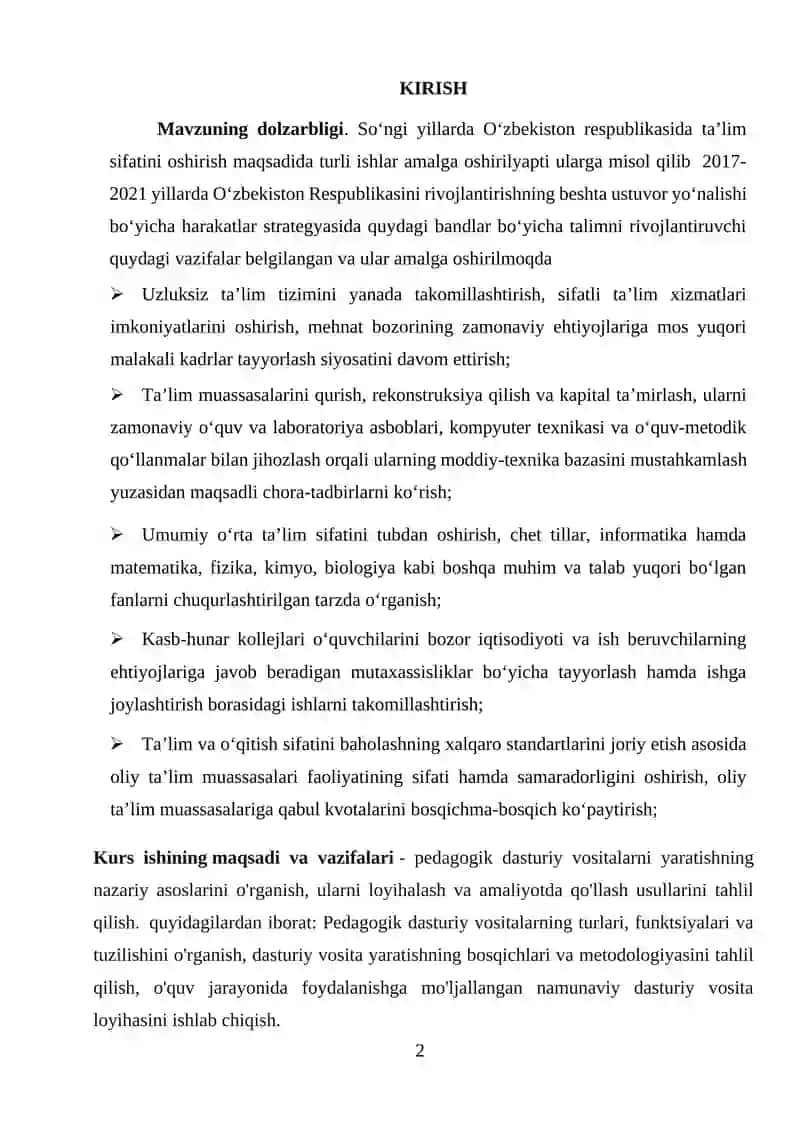Namoyish qiluvchi dasturlarda pedagogik dasturiy vositalar yaratish 2