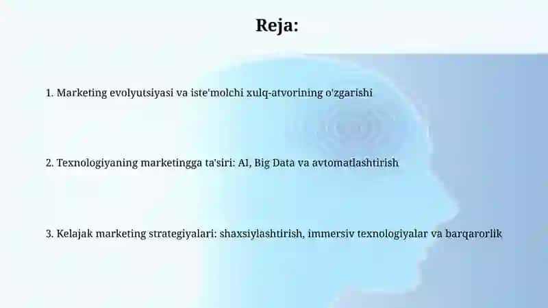Marketing kelajagi 2
