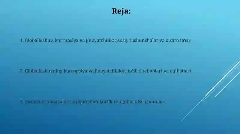 Globallashuv korupssiya va jinoyatchilik 2