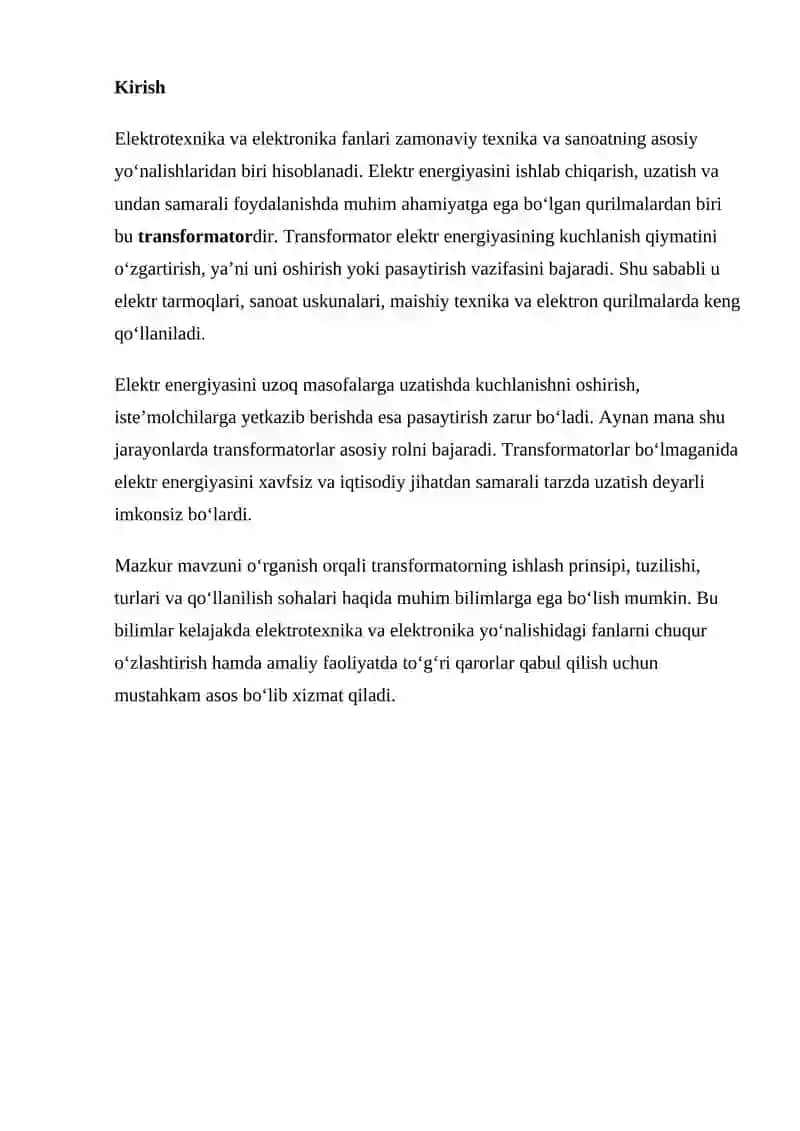Transformator 2