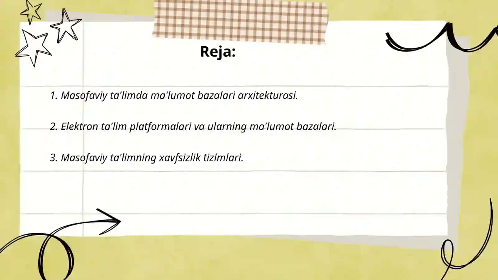 Masofaviy ta'limda ma’lumot ba’zalari 2