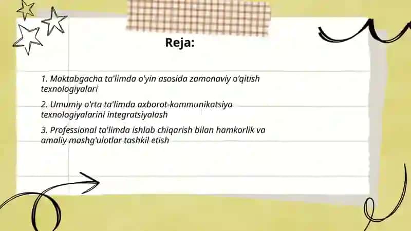 Maktabgacha ta'limda o'yin asosida zamonaviy o'qitish texnologiyalari 2