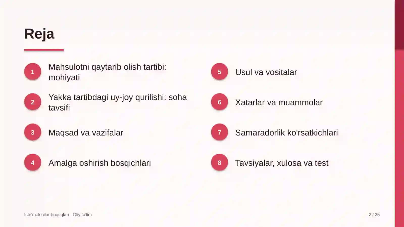 yakka tartibdagi uy joy qurilishida mahsulotni qaytarib olish tartibi 6033 2