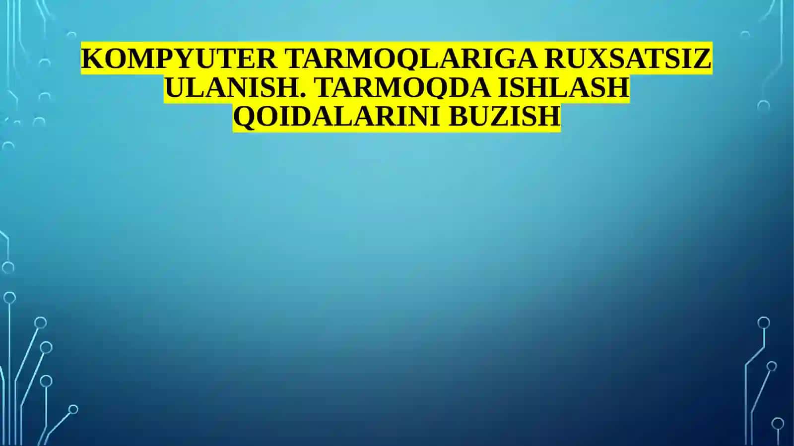 Kompyuter viruslarining xususiyatlari va zararlari 2