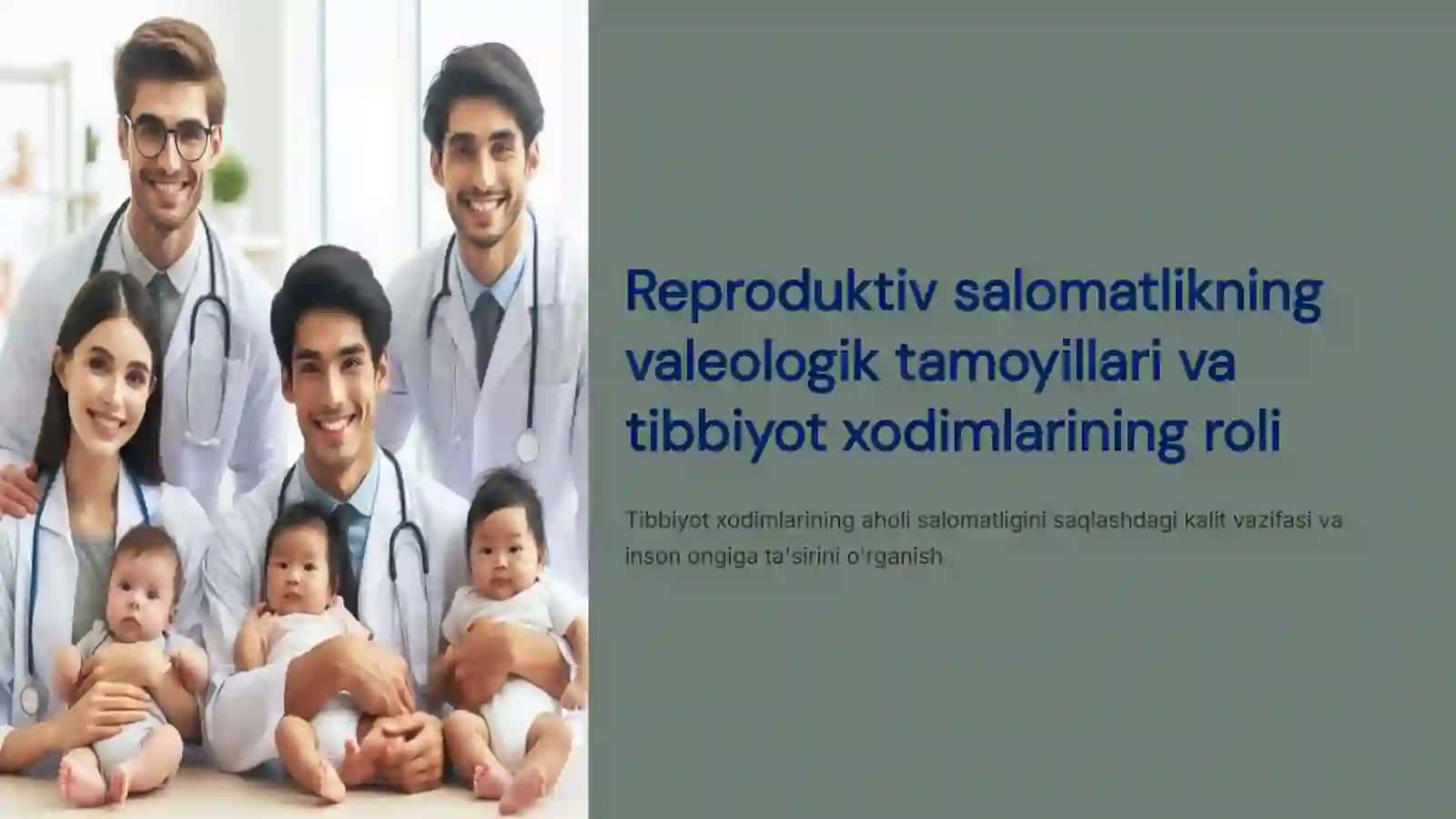 Reproduktiv salomatlikning valeologik tamoyillari va tibbiyot xodimlarining roli 2