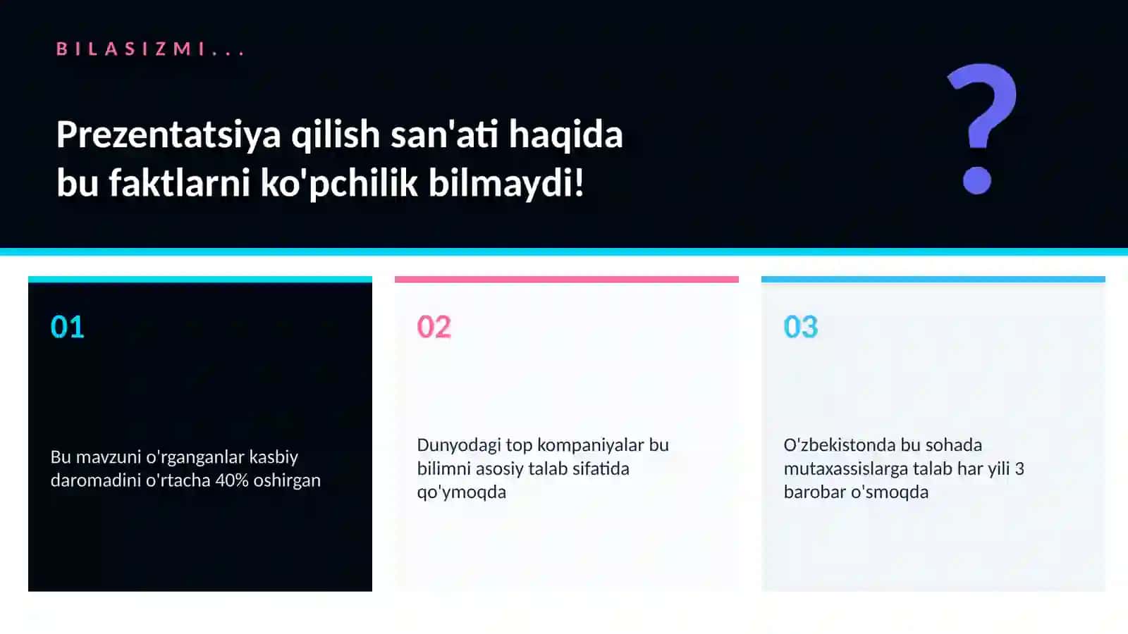 Prezentatsiya qilish san'ati 2
