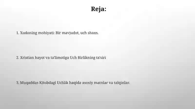 Xristianlik talimotida 2