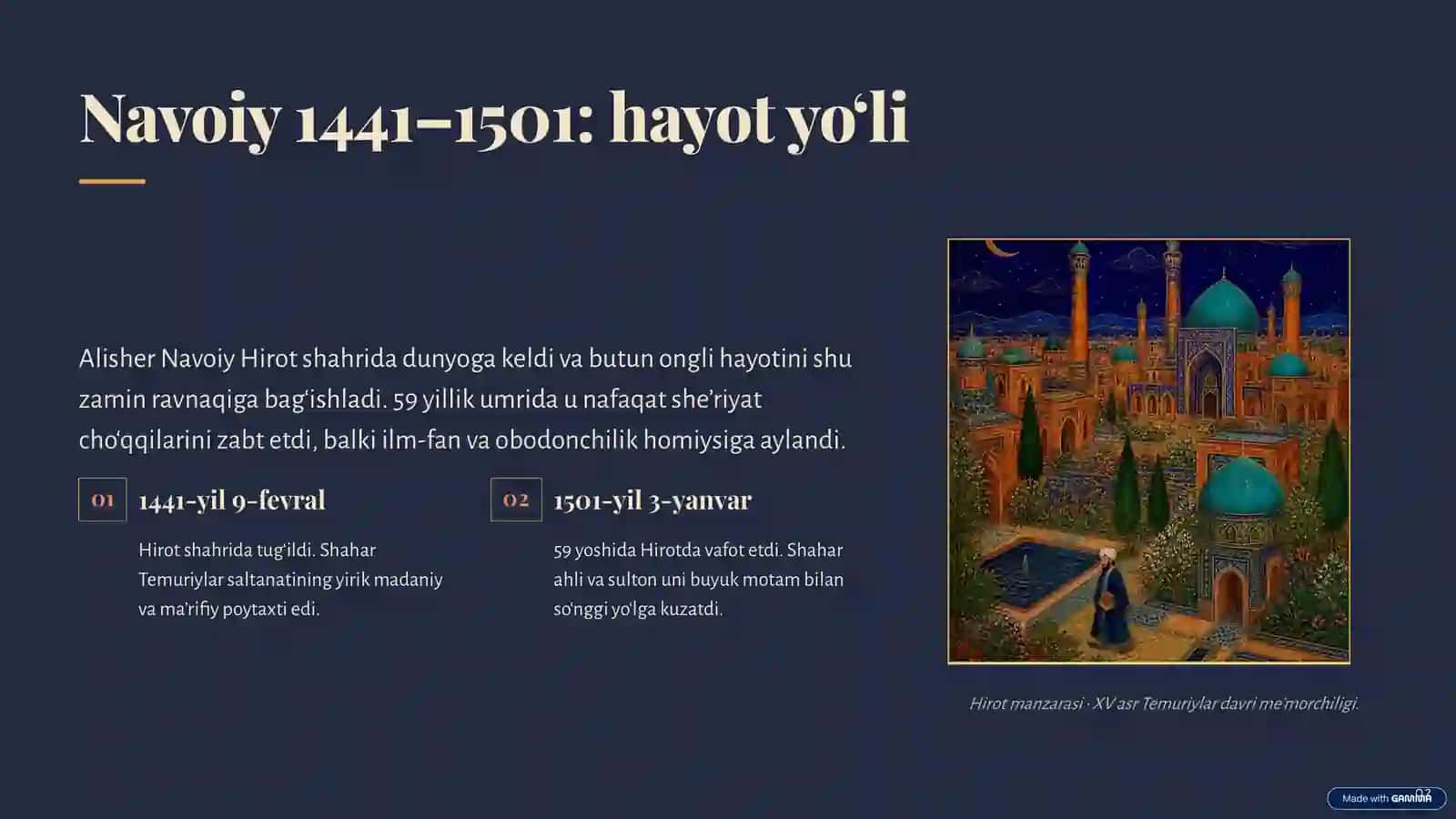 O‘zbek mumtoz adabiyoti va davlat tarixi 2