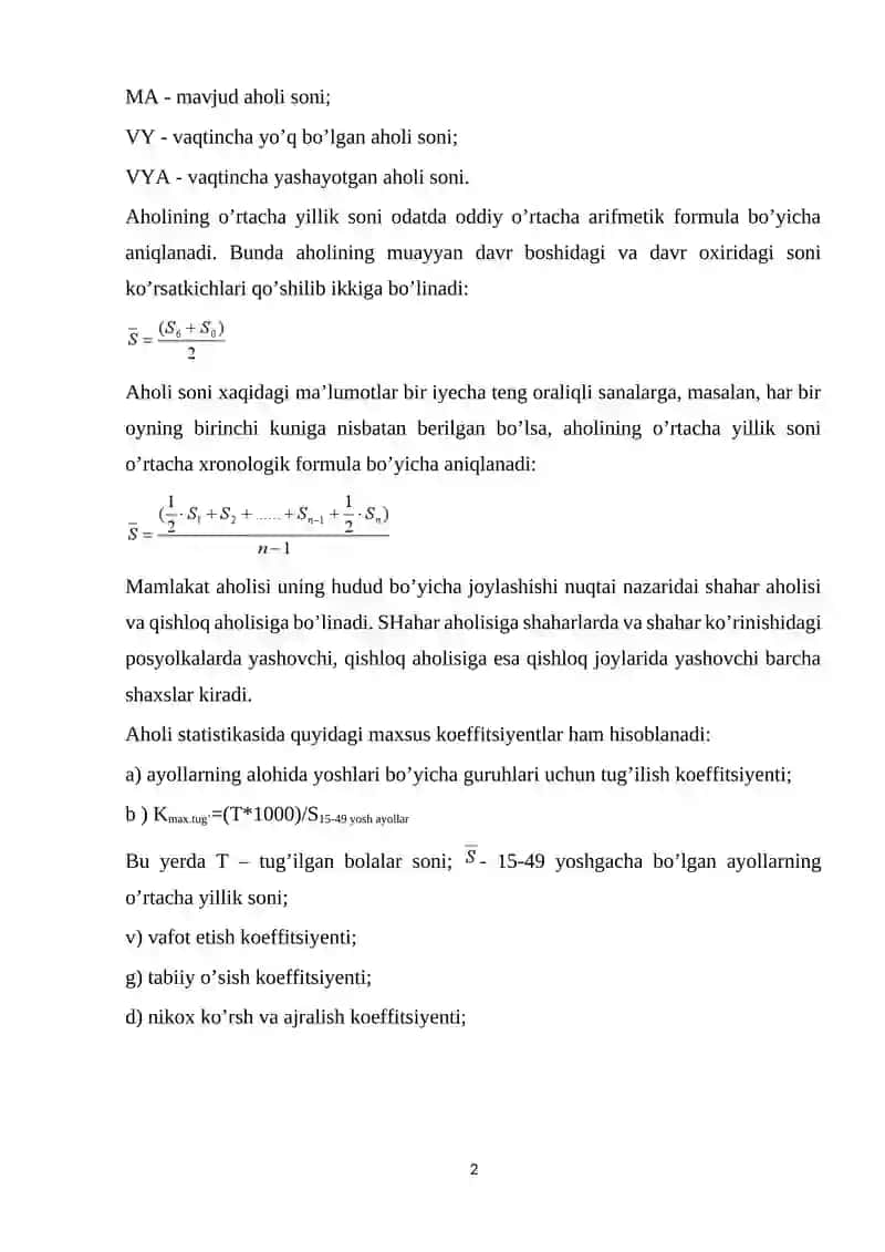 Statistika o'rganish 2