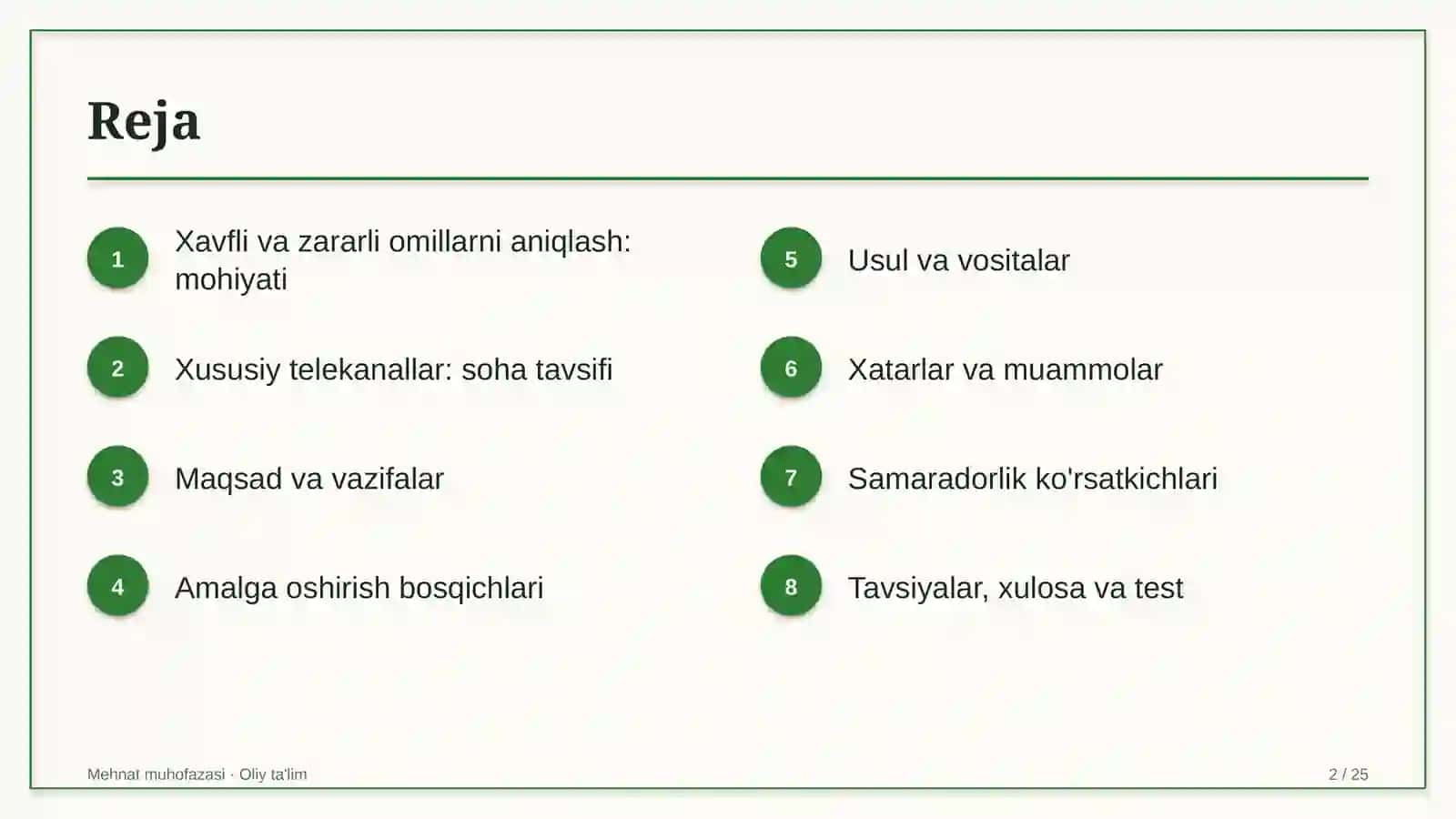 xususiy telekanallarda xavfli va zararli omillarni aniqlash 5533 2