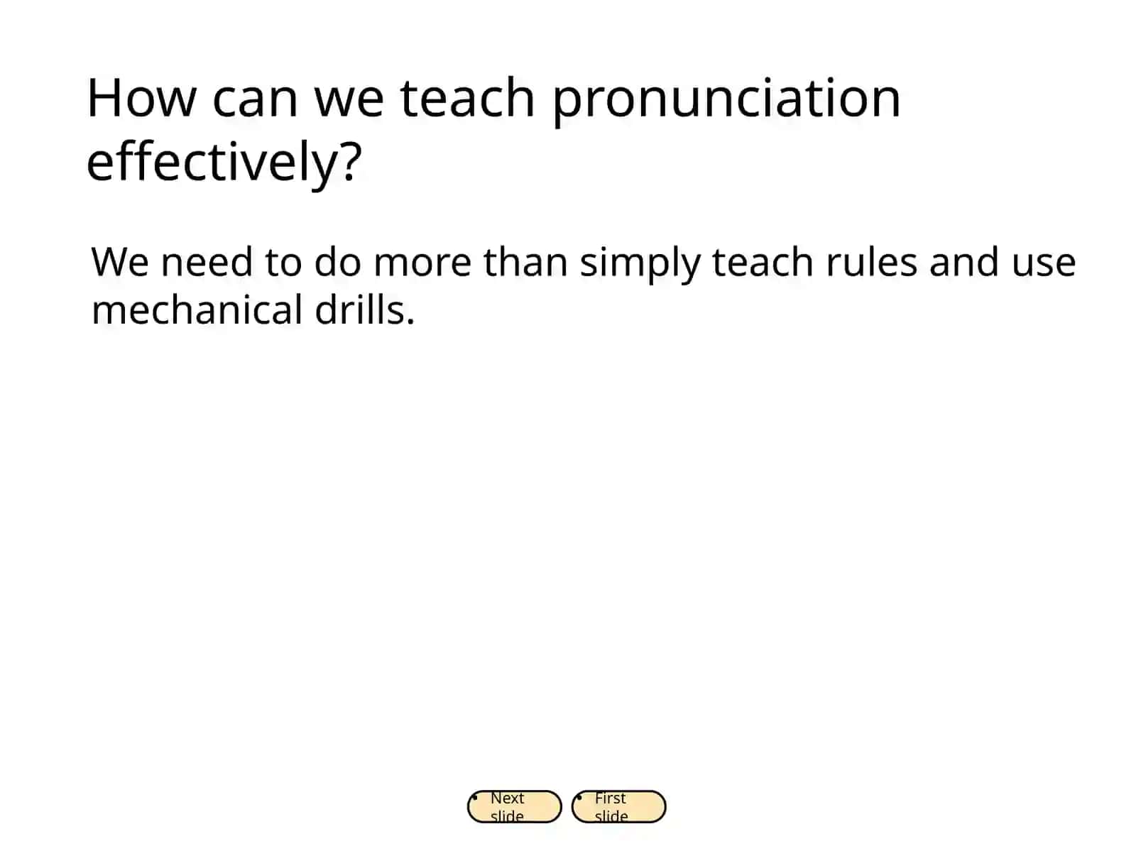 Teaching Pronunciation 2