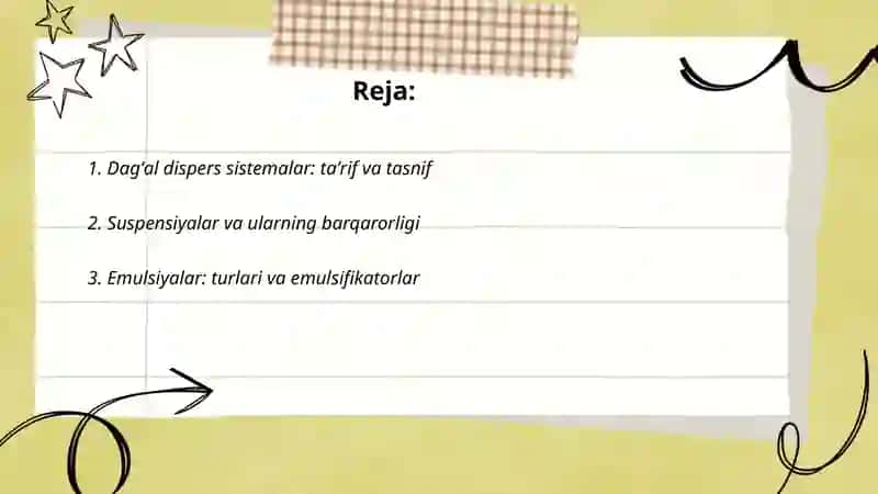 Dagʻal dispers sistemalar 2