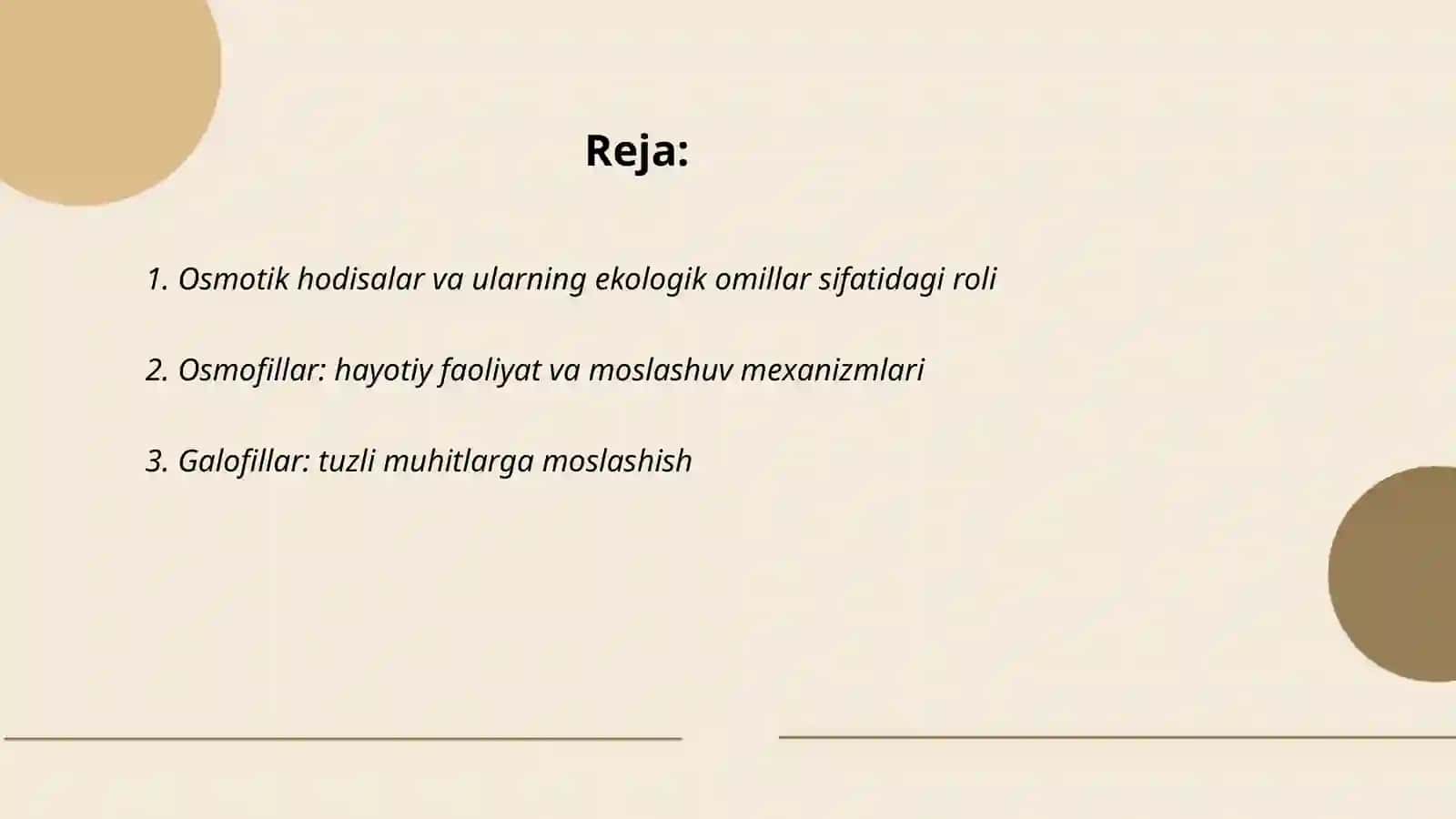 Osmotik hodisalar 2