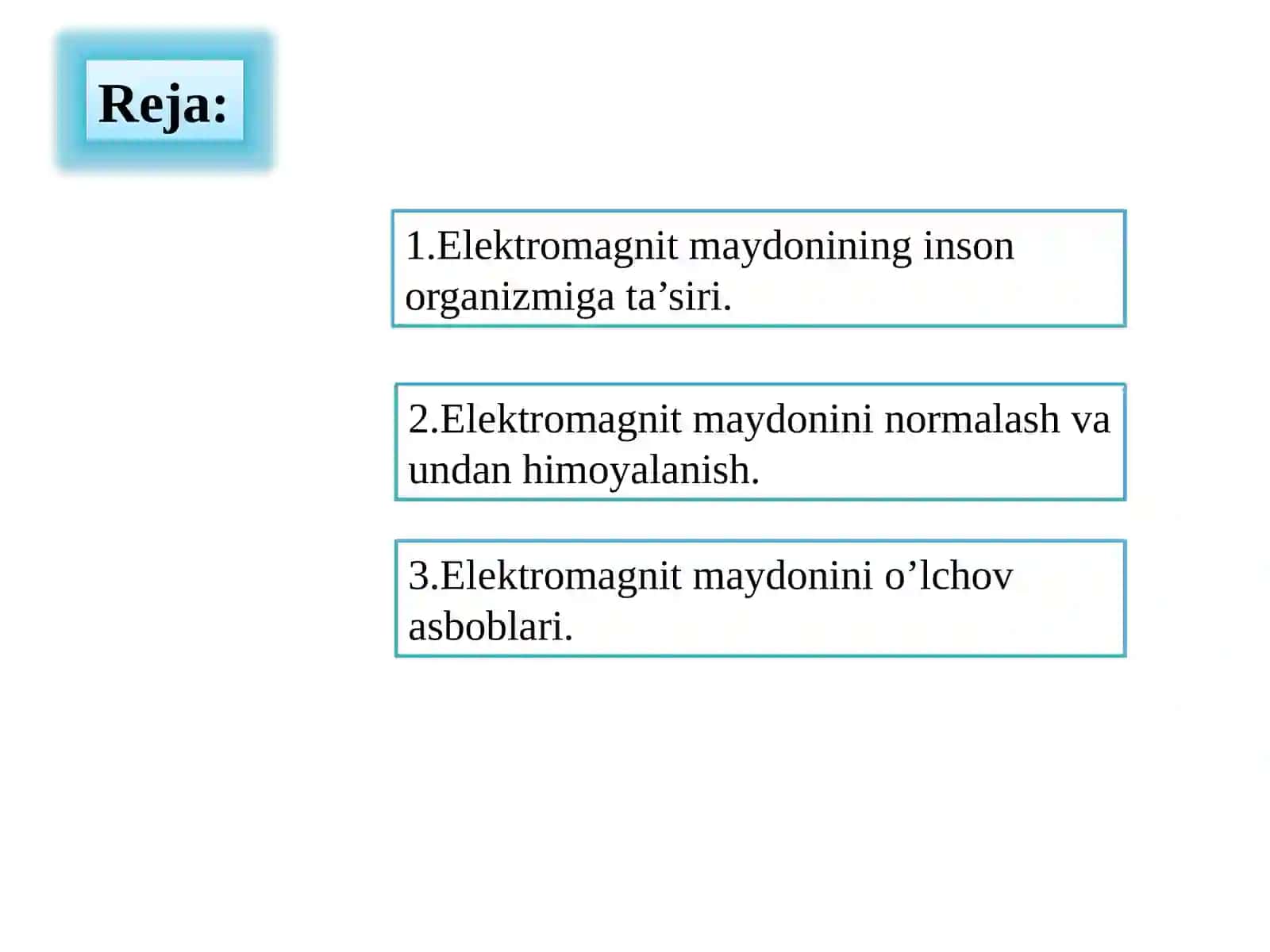 Elektromagnit maydonlari 2